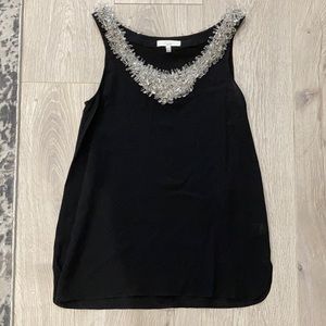 Adam Lippes Crystal Beaded Top